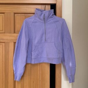 Lululemon Lilac Smoke XS/S Scuba Crew Neck Sweatshirt